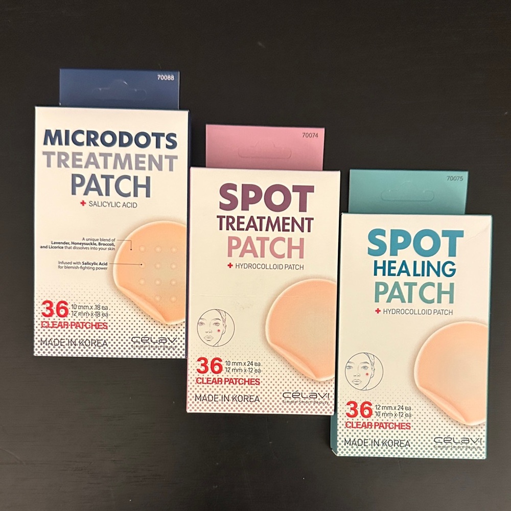 CELAVI Spot & Healing Patch Trio - Clear Acne Treatment Patches (3 Boxes)